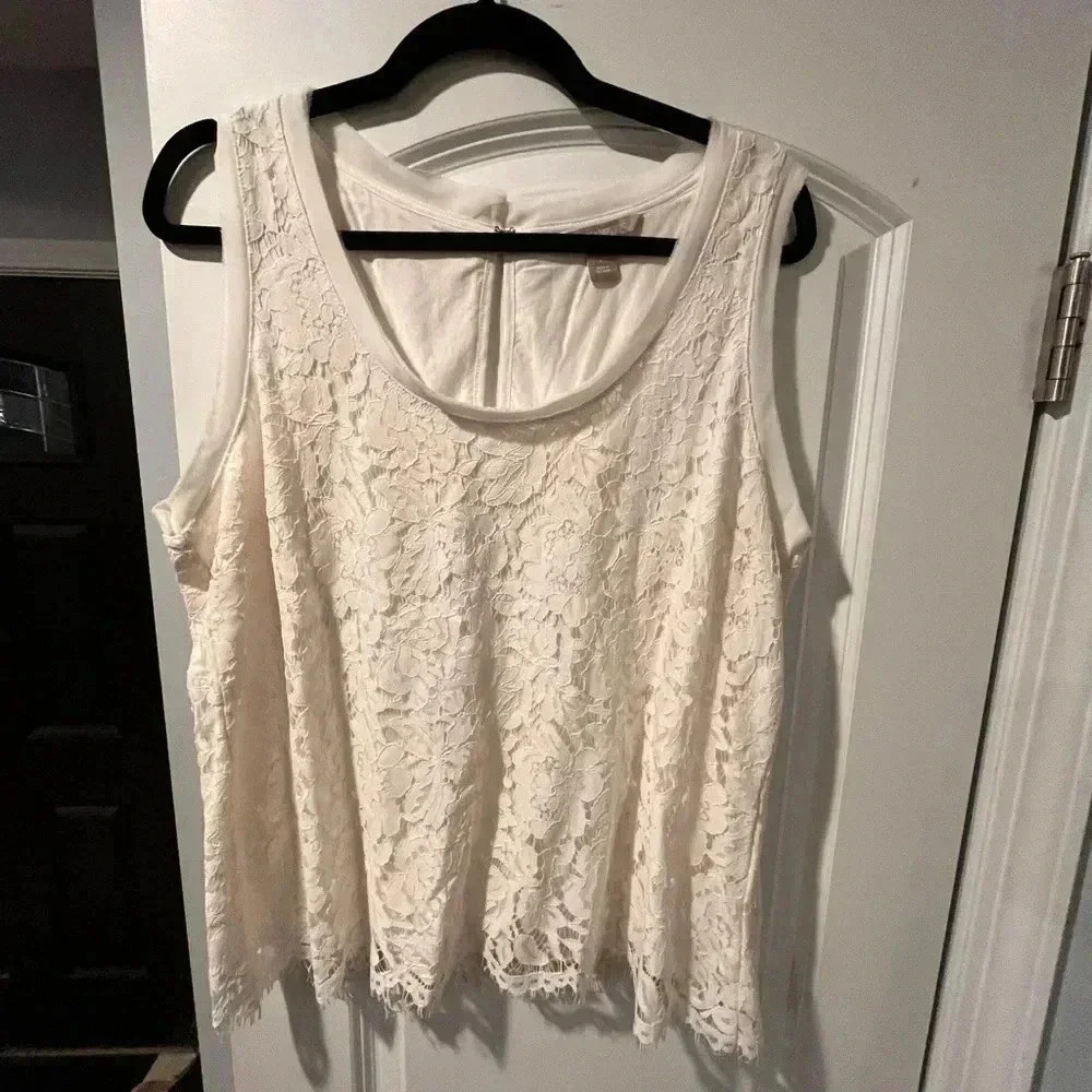 ~Banana Republic~ Lace Top - Large